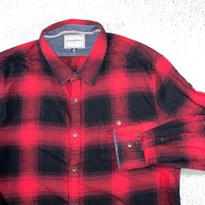 Flag &‎ Anthem Plaid Flannel Shirt Men XL Long Sleeve Button Up Outdoor Casual